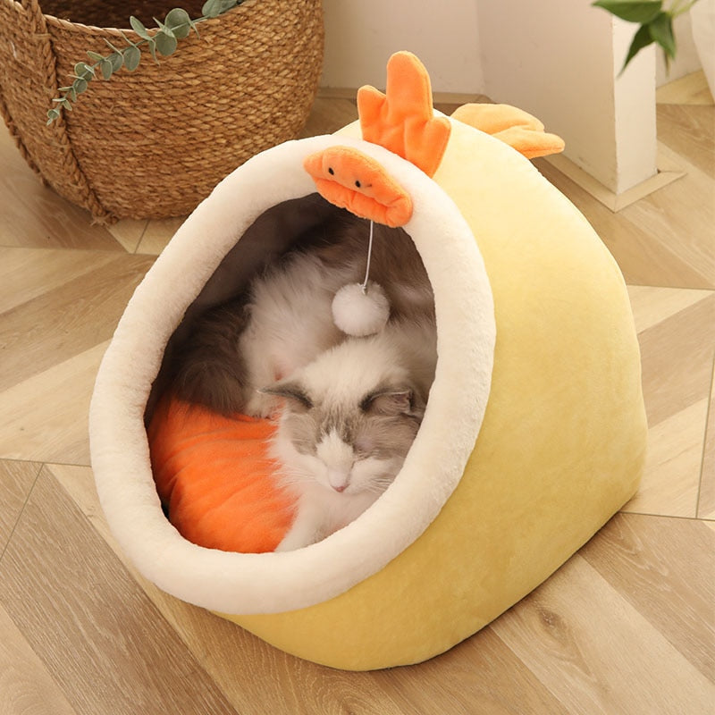 Sweet Warm Pet Cushion Cat House